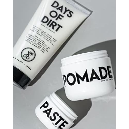 California Born Days of Dirt Hair Styling Cream for Dry, Fluffy, Frizzy, Clean Lived-in Look - Styling Cream for No-Hold, Texture & Shine - Made in USA, 6.8fl oz