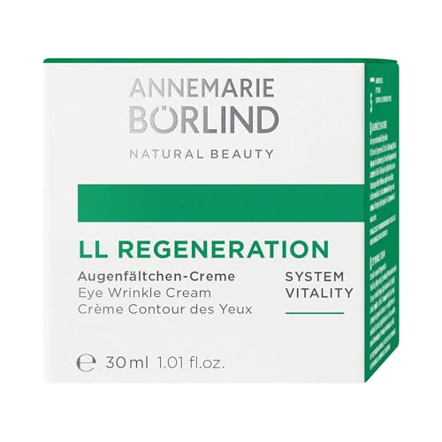 ANNEMARIE B?RLIND ? LL REGENERATION Eye Wrinkle Cream ? Natural Vitamin C + E Anti Aging Eye Cream with LL BIOCOMPLEX for Smoothed, Brighter, and Plump Skin With New Elasticity ? 1.1 Oz