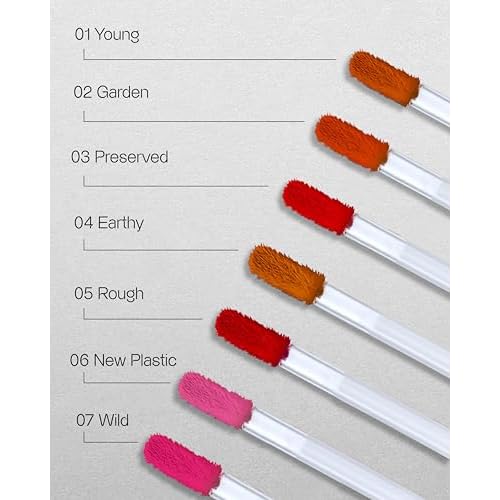 FRESHIAN Vegan Serum Lip Tint (05 Rough, 0.21oz) - Long-Lasting Moisturizing Formula, Lightweight Lip Stain. Korean Makeup Skin Care. Luminous, Hydrated Lips.