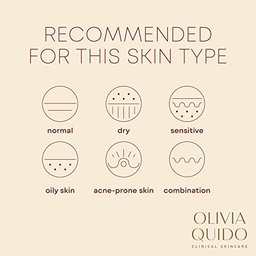 OLIVIA QUIDO Skincare Vitamin C Serum 20% with Lilac & Sea Daffodil 3.6oz | Hydrating, Skin-Brightening, & Anti-Aging | Vitamin C & Hyaluronic Acid Serum for the Face with Natural Botanicals
