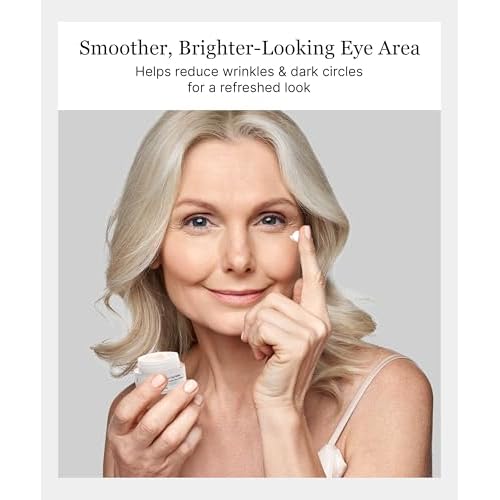 Eye Cream Anti Aging Solution ? 8-in-1 Renew Cream with MHCsc Technology ? Under Eye Cream for Dark Circles - Reduces Puffiness, Fine Lines, Wrinkles ? With Peptides & Cucumber - 0.5 oz