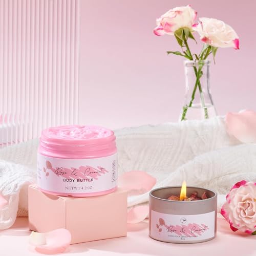 Spa Gifts for Women Bath Gift Baskets Relaxing Spa Self Care Gift for Mom Her Sister Wife Auntie Home Bath Care Package Thank You Gift Birthday Gift for Women Friendship Ideas