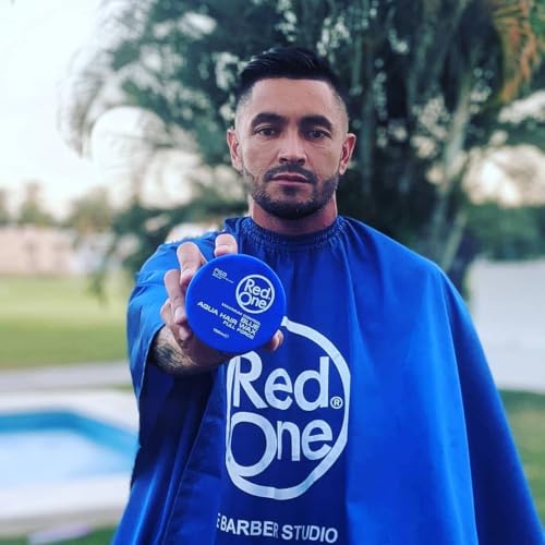 Redone Hair Styling Wax Blue 150ml | Ultra Strong Hold Gel Wax for Men & Women | Bubblegum Scent | Long Lasting High Shine Hair Wax | Professional Edge Control & Wet Look Styling Pomade