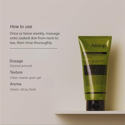 Aesop Geranium Leaf Body Cleanser + Scrub | 16.9 oz + 6.2 oz