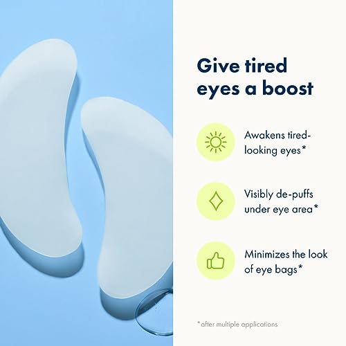 HERO COSMETICS Mighty Patch¢â for Tired Eyes Patches - Soothing Hydrogel Patches - Awakens and Visibly De-puffs Undereyes with Multiple Applications (6 Count)