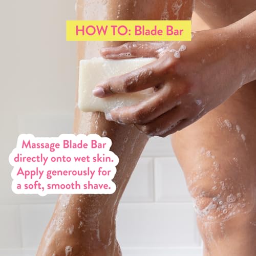 Megababe Blade Bar | Stocking Stuffer Holiday Gift | Shaving Bar Enriched with Shea Butter | Hydrating for All Skin Types | 4.4 oz
