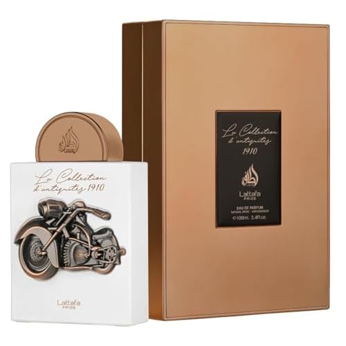 Lattafa Pride La Collection D'Antiquites - 1910 (Bike) Eau de Parfum Spray for Unisex, 3.4 Ounce