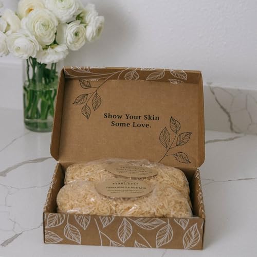 Bend Soap Company Milk Bath, 100% Natural Ingredients, Gentle Cleanser, Hydrates Moisturize and Softens The Skin, Handcrafted Goat Milk Soap, Essential Oil, 2 lbs - Unscented