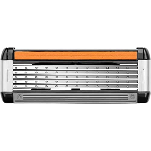 BIC Hybrid 5 Flex Men's Razor Refills with 5 Moveable Nano-Tech Titanium Blades - Box of 8 Cartridges