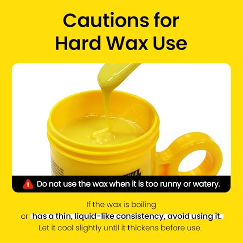 Gorilla Waxing Korean Microwave Hard Wax Beads, Stripless and Tweezeless, Microwaveable Reusable Cups, Gentle on Sensitive Skin, Face, Legs, Bikini Line and Full Body Use, Korean Skin Care, 4.9 oz x 2