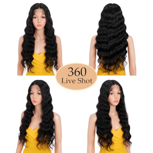Lace Front Wigs Human Hair Loose Body 13x5x1 Lace Frontal Wigs for Women 26inch 150% Density Glueless Brazilian Body Wave Real Human Hair Wig with Baby Hair Pre Plucked
