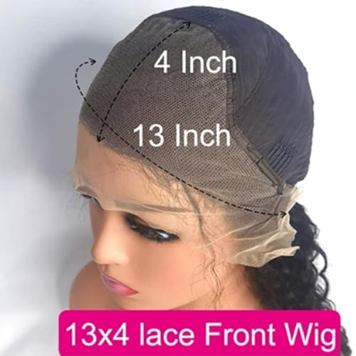 Short Bob Straight Wig with Bleached Knots 250% Density Pre Plucked Natural Color Brazilian Glueless Wig with 4C Kinky Edges Hairline 13x4 HD Invisible Lace Front Wigs with Curly Baby Hair 8 Inch