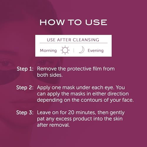 111SKIN Cryo De-Puffing Eye Mask, Hydrating Under Eye Patches for Puffy Eyes & Dark Circles with Seaweed Extract, Vit E & Peptide Complex, Nourishing Formula for Fine Lines & Puffiness, 8 Pairs, Blue