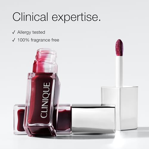 Clinique Pop Lip + Cheek Oil in 3 Iconic Shades in Black Honey, Pink and Nude Honey | Conditions Lips + Gives Cheeks a Natural, Dewy Flush