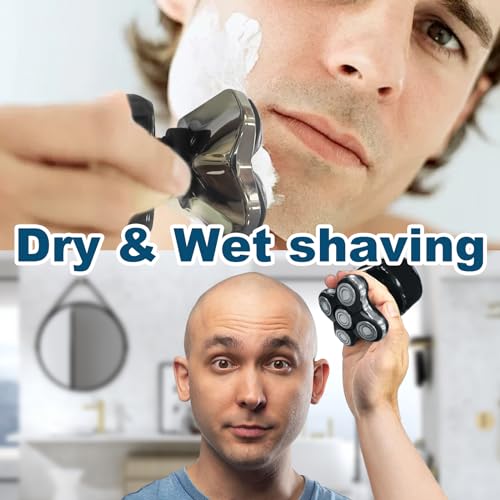3 Pack Shaver Replacement Blades for Fre*bi*d Bald Men Replacement Blades,Shavers Head with 3 Cleaning Brush