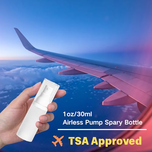 1oz/30ml-Small Spray Bottle 360¡Æ Angle Work, Portable Refillable Leak Proof Travel Mini Spray Bottle.For Perfume Toner Hair spray Facial Moisturizing ¡¼1oz/30ml-(Pack of 2) & Spary Bottle¡½