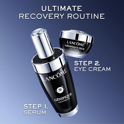 Lanc?me G?nifique Eye Cream - For Dark Circles & Fine Lines - With Bifidus Prebiotic, Hyaluronic Acid & Vitamin Cg - 0.67 Fl Oz