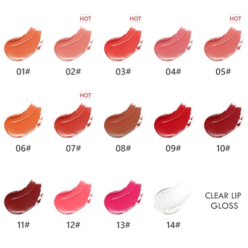 ZUK Pudaier 14Pcs Velvet Matte Lip Gloss Set, Long Lasting Non Stick Liquid Lipstick for Women Girls High Pigmented Lip Makeup Kit Mother's Day Gifts