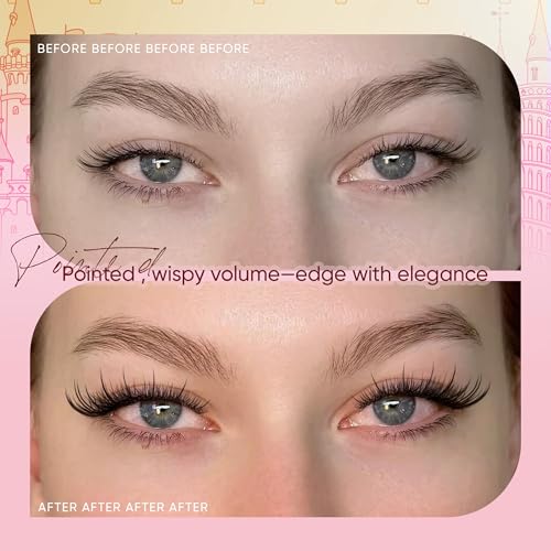 Lash Clusters Cat Eye Cluster Eyelash Extensions Wispy Fox Lashes Cluster Natural Spiky Fairy Individual Lashes Fox Eye Lash Clusters with Spikes Left & Right Eyelashes Clusters 10-20mm by zenotti