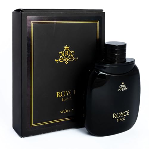 Royce Black Eau de Parfum Spray for Men, 3.4 Ounce