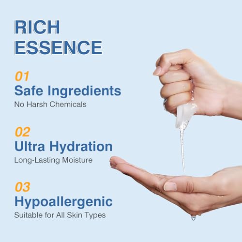 24 Pack Serum Sheet Masks,Facial Masks Skincare for Women,Hydrating & Moisturizing Face Masks for All Skin Types,Smooth,Nourishing,Lightweight