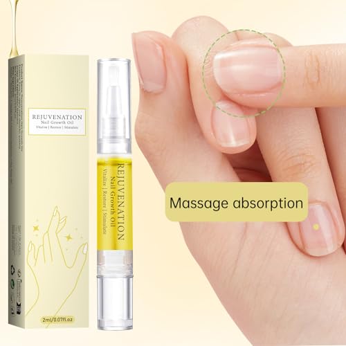 Fiorland Nail Growth Oil, Rejuvenation Nail Growth Oil, Instant Nail Repair, Rejuvenation Serum for Nail Strengthener and Growth (2PCS)