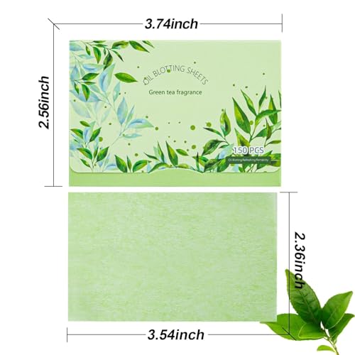 5 Packs Oil Blotting Sheets for Face - MAQIHAN 5 Scents,750 Counts Oil Absorbing Sheets Blotting Paper for Oily Control Skin Paper Face Oil Sheets Premium Bamboo Charcoal Blotter Paper for Women