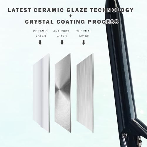 abp 1 Inch Curling Iron Extra Long Barrel with Ceramic Coating for Long/Medium Hair,LED Display Instant Heat up to 450¡ÆF with clamp,Hair Waving Style Tool Girls & Women