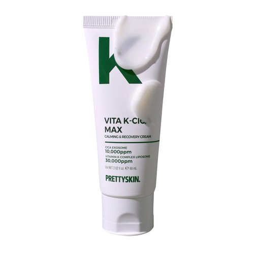 PRETTYSKIN Cica Exosome Soothing Cream with 75% Centella Asiatica Extract, Vitamin K Complex, and Hyaluronic Acid – Gentle Hydration for Sensitive Skin (2.02 fl.oz / 60ml)