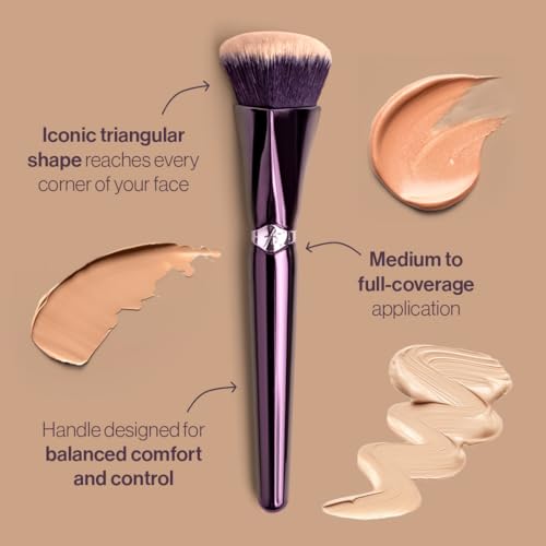 Anisa Beauty Pinnacle Foundation Brush | Professional Makeup Brush for Seamless Foundation Application | Soft, Vegan Fibers for Flawless Blending | Ideal for Liquid, Cream, and Powder Formulas