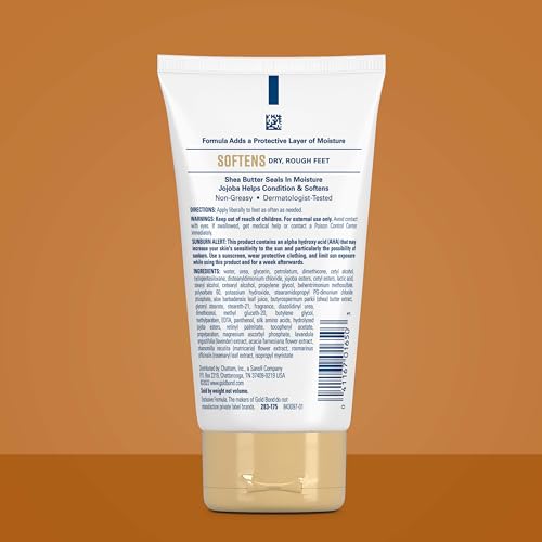 Gold Bond Softening Foot Cream, 4 oz., With Shea Butter to Soften Rough & Dry Feet