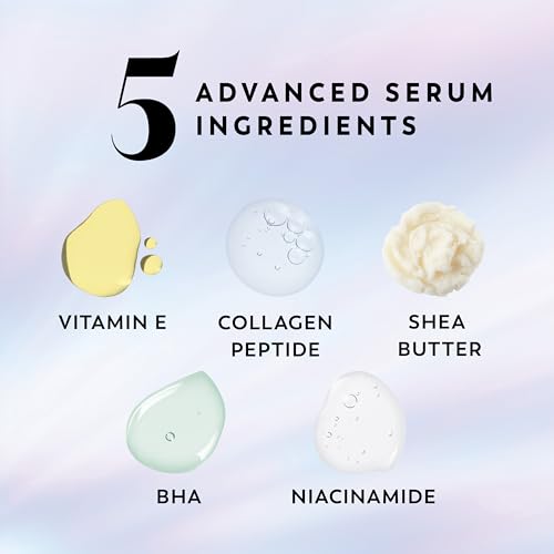 Olay Super Serum Body Wash for Extra Dry Skin, 24hr Long Lasting Hydration, 5+ Ingredient Serum Complex for Bright Even Firm Luminous Skin, 18.5 fl oz