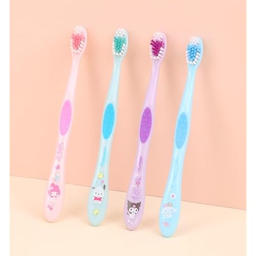 Generic Set of 4, Cute Toothbrush Set, Compact Head