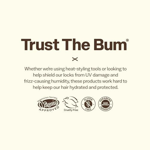 Sun Bum Heat Protector Spray - Leave In Hair Treatment Protects from Heat Styling and Frizz-Causing Humidity - Reduces Blow Dry Time - Vegan and Cruelty Free - UV Protecting - 6 oz