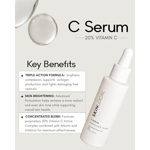 C Serum with 20% Active Complex, Arbutin, Emblica for All Skin Types