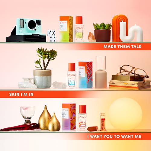 Jovan I Want You To Want Me Eau de Parfum 1.7 fl oz (Pack of 1), Notes of Pink Pepper, Musk, and Rose, Unisex Fragrance, Long Lasting, Everyday Fragrance, Travel Size