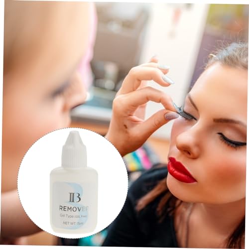 FRCOLOR Fast Acting Remover Gel Colorless Dissolves Adhesive Quickly Safe for Eyes Easy Squeeze Bottle for Precise Application