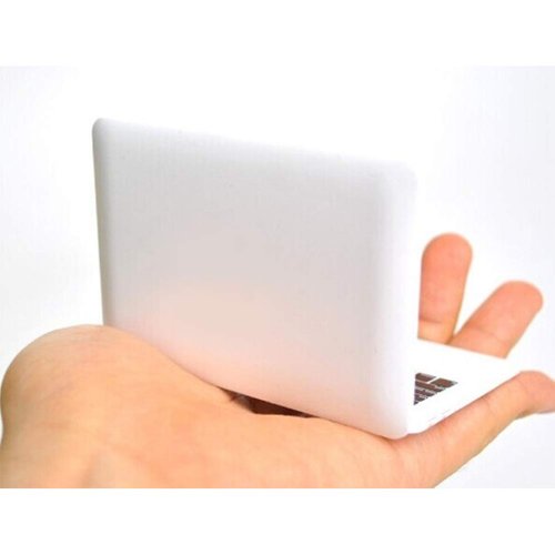 Atyhao Makeup Mirror - Polyethylene Mini Folding Pocket Laptop Computer Glass Mirror for Home and Notebook