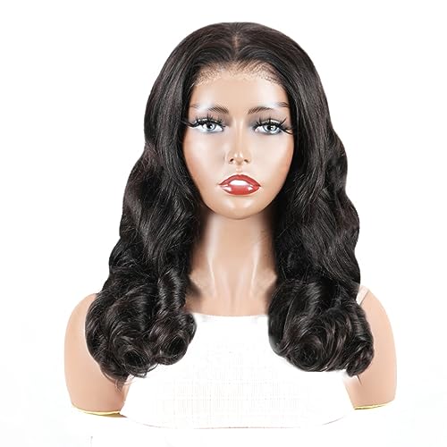 ISEE Hair Ocean Wave Glueless Wigs Human Hair Pre Plucked Pre Cut 5X7 HD Lace Wear Go Wig Lace Front Wigs Human Hair For Beginners 180% Density 20 Inch