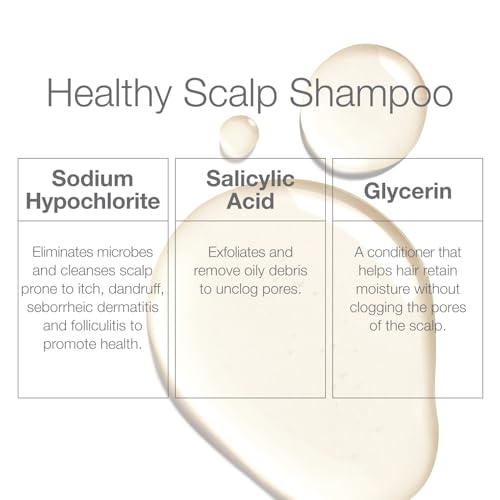 CLn Shampoo with Salicylic Acid ? 3 fl oz, Clarifying Anti Dandruff Shampoo for Oily Hair, Itchy or Flaky Scalp Prone to Dandruff, Folliculitis & Seborrheic Dermatitis, Hypoallergenic Formula