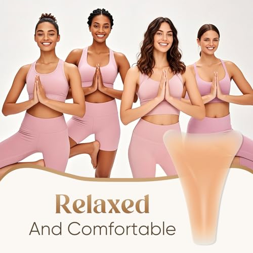 Camel Toe Concealer,Seamless Camel Toe Hider,Anti Camel Toe Insert, No Camel Toe Underwear Guard,Reusable Invisible Silicone Camel Toe Pads for Women (3.34x4.52 inch, 3, Count)