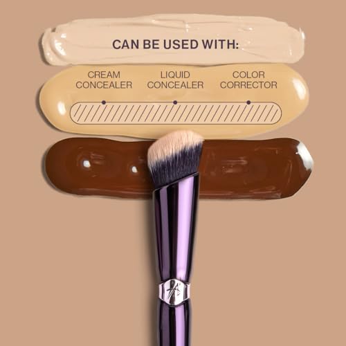 Anisa Beauty Starter Everyday Makeup Brush Set ? 3 Essential Brushes for Foundation, Concealer, and Powder Application ? Soft, Synthetic Fibers for Flawless, Streak-Free Finish
