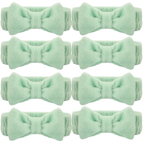 Bridesmaid Scrunchies Proposal Gifts square 4.1inch Bachelorette Hair Claws Clips Girls heart sunglasses headband gift for Wedding Party Favors (Sage Green)