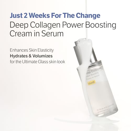 SUNGBOON EDITOR Deep Collagen Boost Set | Face Mask (4ea) & Serum | Glass Skin & Firming Care Kit | 2.16M ppb Collagen + Volufiline | Stocking Stuffers, Gifts for Women | Korean Skincare