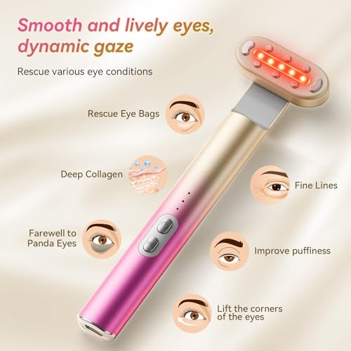 7 in 1 Red-Light-Therapy£¬Red Light Therapy for Face Eye Skincare Equipment at Home£¬Red for Skincare & Blue Rejuvenation Tool (Rose Purple)