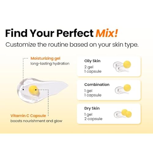 K-SECRET SEOUL 1988 Niacinamide Capsule Cream ? Hydrating Face Moisturizer with 5% Niacinamide and Yuja | Vitamin C Capsule Cream for Dark Spots, Uneven Skin Tone | Korean Skincare, 50ml / 1.69 fl oz