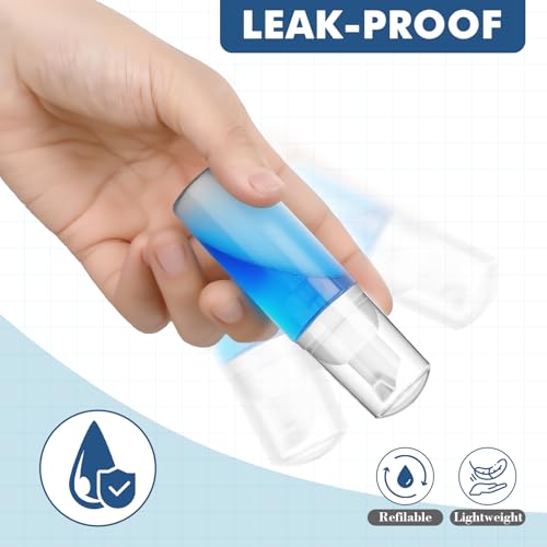 100 Pcs 2 oz Plastic Foam Pump Bottle Refillable 60ml Travel Mousse Foaming Soap Dispenser Mini Eyelash Cleaning Foam Bottle Dispenser for Face Wash Lash Shampoo Skin Care
