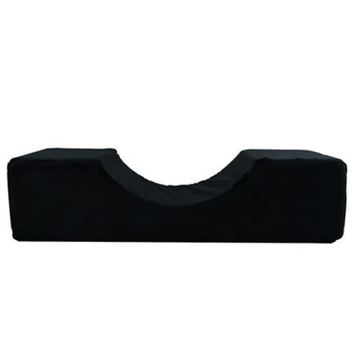 Eyelash Extension Neck Pillow, Beauty Salon Eyelash Extension Neck Pillow Velvet Pillow with Shelf Organizer Bag Comfortable Velvet Beauty Memory Foam Pillow for Lash Extension Gra