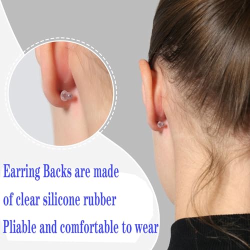 Ear Piercing Kits Disposable Ear Piercing Gun Kits No Pain Easy Use Ear Piercing Gun Kit Tool with Multi-Sized Gold Silver CZ Earring Studs