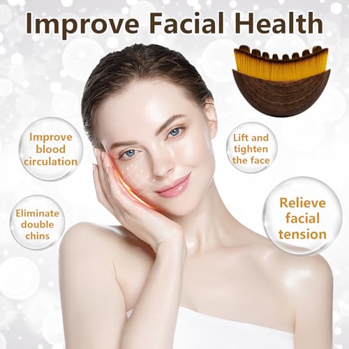 Lymphatic Contour Face Brush,Lymphatic Drainage Massager for Face and Body,Ergonomically Designed to Fit The Skin Precisely,Improves Skin